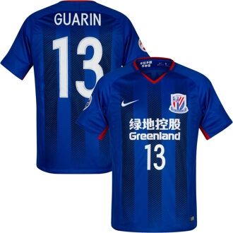 Nike Shanghai Shenhua Shirt Thuis 2018 + Guarin 13 + Super League Badge