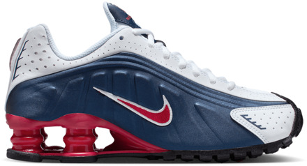 Nike Shox Kindersneakers - Blauw - Maat 36.5 - Leer Blue