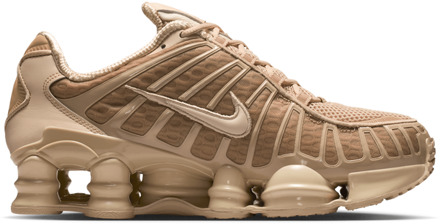 Nike Shox Sneakers Dames - Beige - Maat 38 - Mesh/Synthetisch