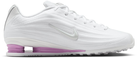 Nike Shox Sneakers Dames - Wit - Maat 42 - Mesh/Synthetisch White