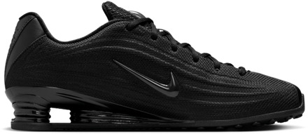 Nike Shox Sneakers Dames - Zwart - Maat 35.5 - Mesh/Synthetisch Black