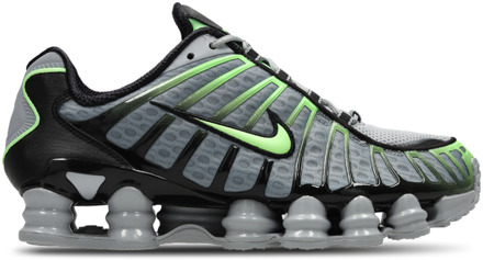 Nike Shox Sneakers Heren - Grijs - Maat 43 - Synthetisch, Textil Grey