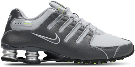 Nike Shox Sneakers Heren - Grijs - Maat 46 - Mesh/Synthetisch Grey