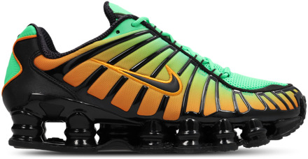 Nike Shox Sneakers Heren - Groen - Maat 42.5 - Synthetisch, Textil Green