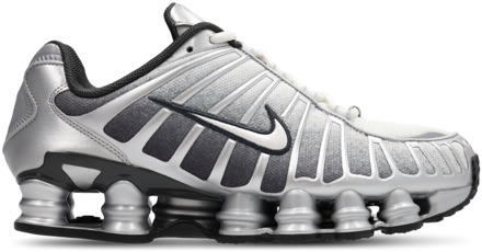 Nike Shox Sneakers Heren - Zilver - Maat 43 - Synthetisch, Textil Silver