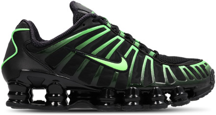 Nike Shox Sneakers Heren - Zwart - Maat 41 - Synthetisch, Textil Black