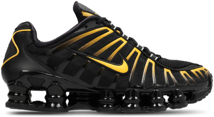 Nike Shox Sneakers Heren - Zwart - Maat 42.5 - Synthetisch, Textil Black