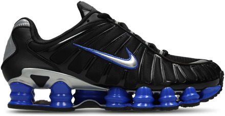 Nike Shox Sneakers Heren - Zwart - Maat 42.5 - Textil, Synthetisch Black