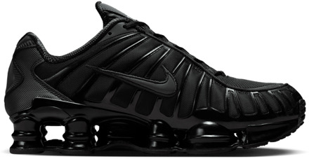 Nike Shox Sneakers Heren - Zwart - Maat 44 - Synthetisch, Textil Black