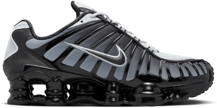 Nike Shox Sneakers Heren - Zwart - Maat 45 - Mesh/Synthetisch Black