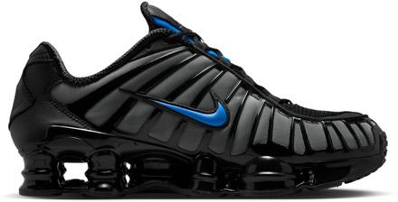 Nike Shox Sneakers Heren - Zwart - Maat 45 - Synthetisch, Textil Black