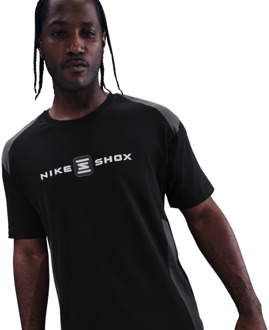 Nike Shox T-shirts Heren - Zwart - Maat M - Katoen Jersey Black