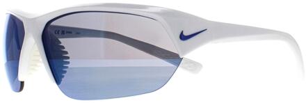Nike Skylon Ace FQ4683 104 wit blauw gespiegelde zonnebril - One Size