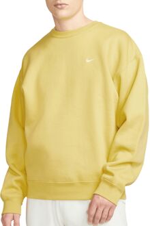 Nike Solo Swoosh Fleece Sweater Heren geel - M