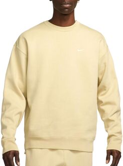 Nike Solo Swoosh Fleece Sweater Heren licht geel - XS