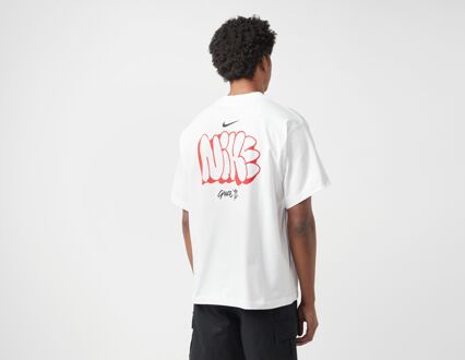 Nike Solo Swoosh Graffiti T-Shirt, wit