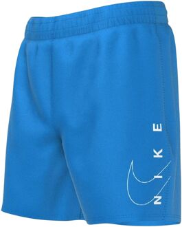 Nike Split Logo Lap 4'' Zwemshort Junior blauw - wit - L-152/158