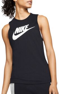 Nike sporstwear muscle futura tanktop zwart dames