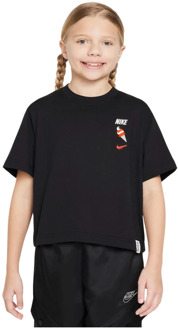 Nike Sport T-shirt voor jeugd Nike , Black , Dames - Xl,L,M,S