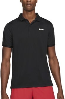 Nike Sportpolo - Maat M  - Mannen - zwart/wit