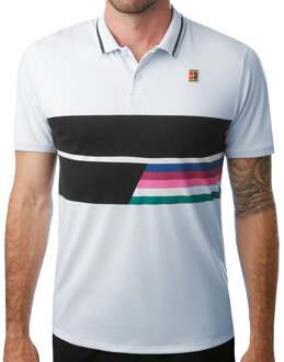 Nike sportpolo met printopdruk lichtblauw