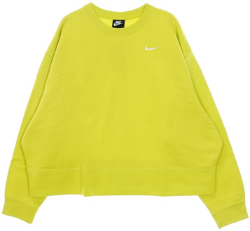 Nike Sports Crew Trend Plus Sweater Nike , Yellow , Dames - L