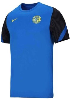 Nike Sportshirt - Maat S  - Mannen - blauw/zwart/geel