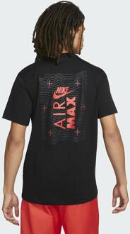 Nike Sportswear Air Max Heren T-shirt in zwart - L