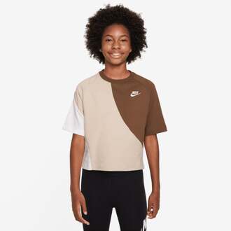 Nike Sportswear - Basisschool T-shirts Beige - 137 - 147 CM