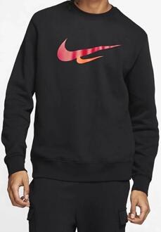 Nike Sportswear bedrukt Two Swoosh heren trainingspak in zwart