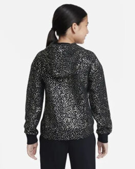 Nike sportswear big kids' (girls') hoodie meisjes - Zwart - L