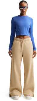 Nike Sportswear Broeken Dames - Beige - Maat 36 - Katoen Jersey
