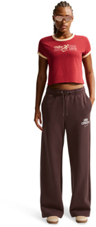 Nike Sportswear Broeken Dames - Bruin - Maat 34 - Katoen Jersey Brown