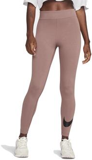 Nike Sportswear Classic Sportlegging Dames Lang XS/34. Bruin