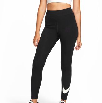 Nike Sportswear Classics High Rise Graphic Legging Dames zwart