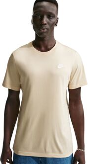 Nike Sportswear Club Casual T-shirt Heren L Beige