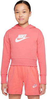 Nike sportswear club crop trui roze kinderen kinderen - 140