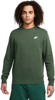Nike Sportswear club fleece crew sweater Groen
