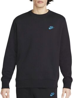 Nike Sportswear Club Fleece Crew Sweater Heren zwart - XL