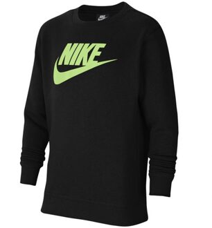 Nike Sportswear Club Fleece Crew - Zwart - Kinderen - maat  128 - 140