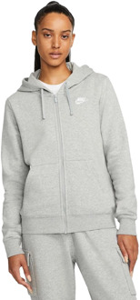 Nike Sportswear club fleece full-zip hoodie Grijs - L