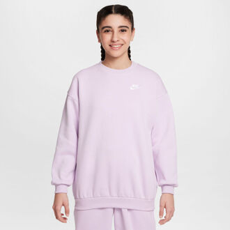 Nike Sportswear Club Fleece Oversized Crew Sweatshirt Meisjes-Mauve - S,M,L