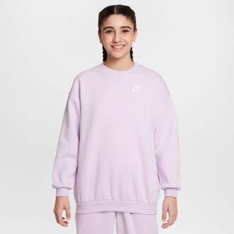 Nike Sportswear Club Fleece Oversized Crew Sweatshirt Meisjes-Mauve