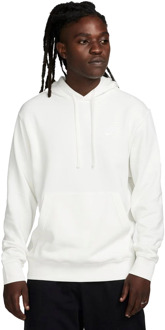 Nike Sportswear club fleece pullover hoodie Wit - L