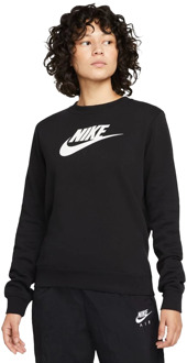 Nike Sportswear Club Fleece Sweater Dames zwart - wit