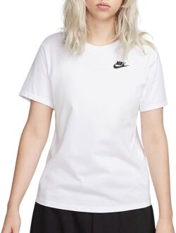 Nike sportswear club shirt wit dames dames - L
