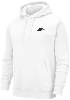 Nike Sportswear Club Sweater Met Capuchon Heren wit - L