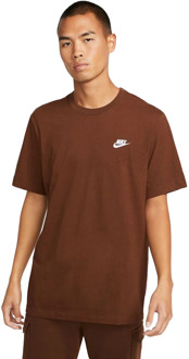 Nike Sportswear club t-shirt Bruin - XS