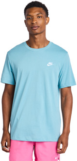 Nike Sportswear Club T-shirt Heren turkoois - M