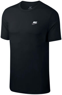 Nike Sportswear Club T-shirt Heren zwart - S,M,L,XL